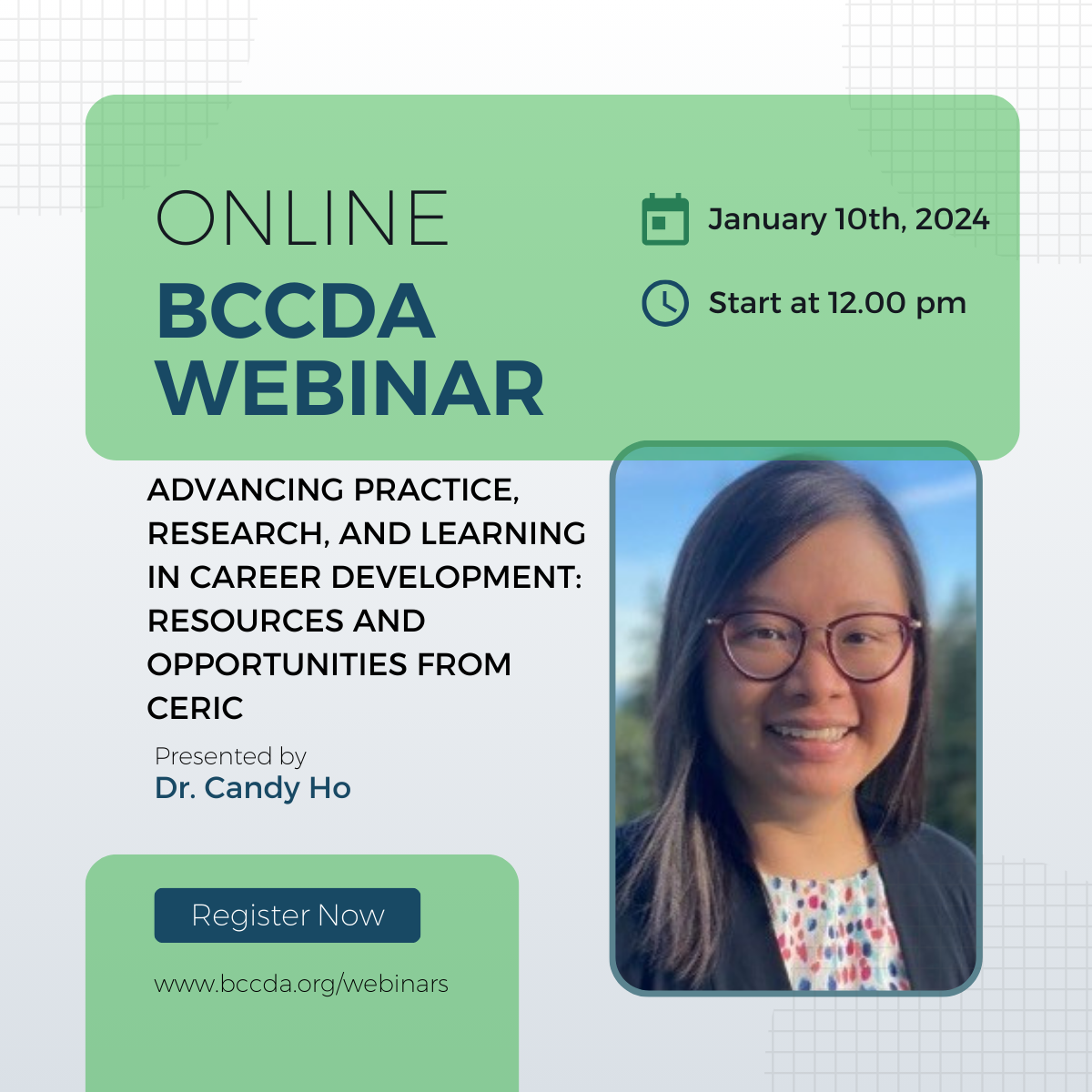 BCCDA Webinar January 10, 2024 Advancing practice, research, and